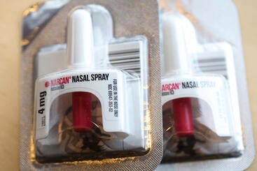 Narcan nasal spray, a lifesaving opioid overdose drug